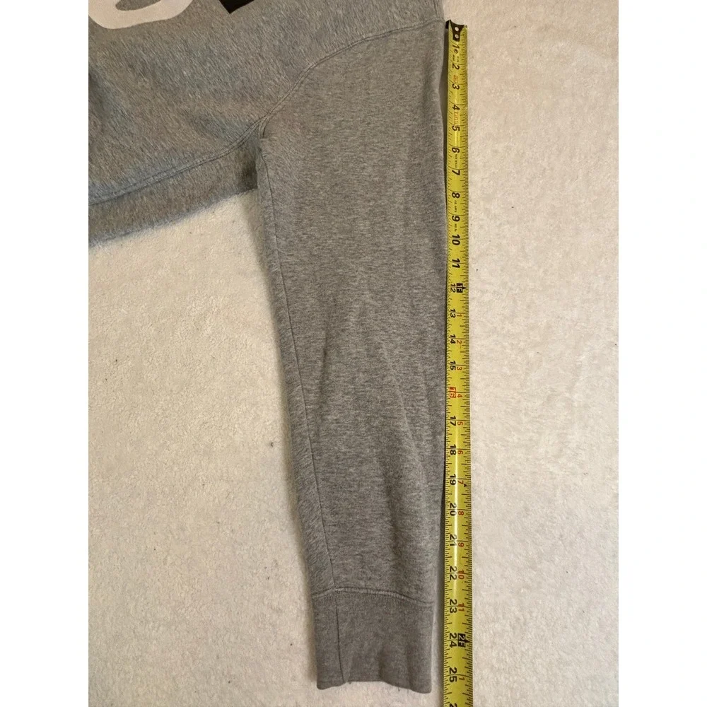 Nike Just‎ Do It Sweatshirt Mens Medium Gray Fleece Crewneck Pullover Graphic